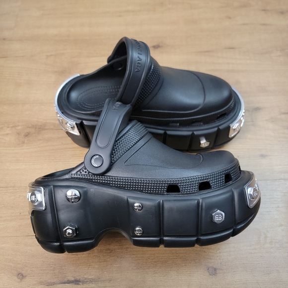 Balenciaga Hardcrocs Black Mule - Picture 4 of 14